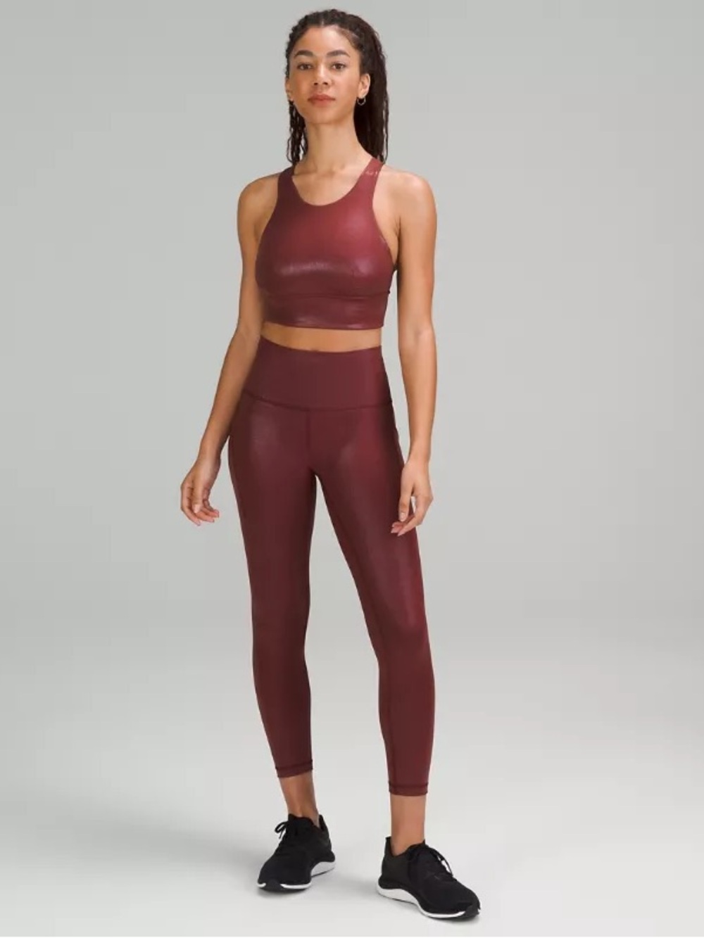 ❤️Lululemon Red Foil Shimmer Leggings ❤️